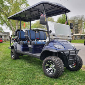Metallic Blue Cart
